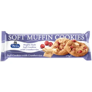 Бисквити Merba Червена Боровинка и Бял Шоколад