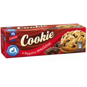 Бисквити Allatini Кукис Лешник и Шоколадови Парченца 175 г