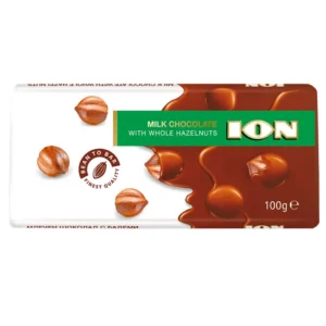 Шоколад ION Млечен с Цели Лешници100 г