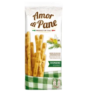 Амор ди Пане гризини Розмарин125 гр