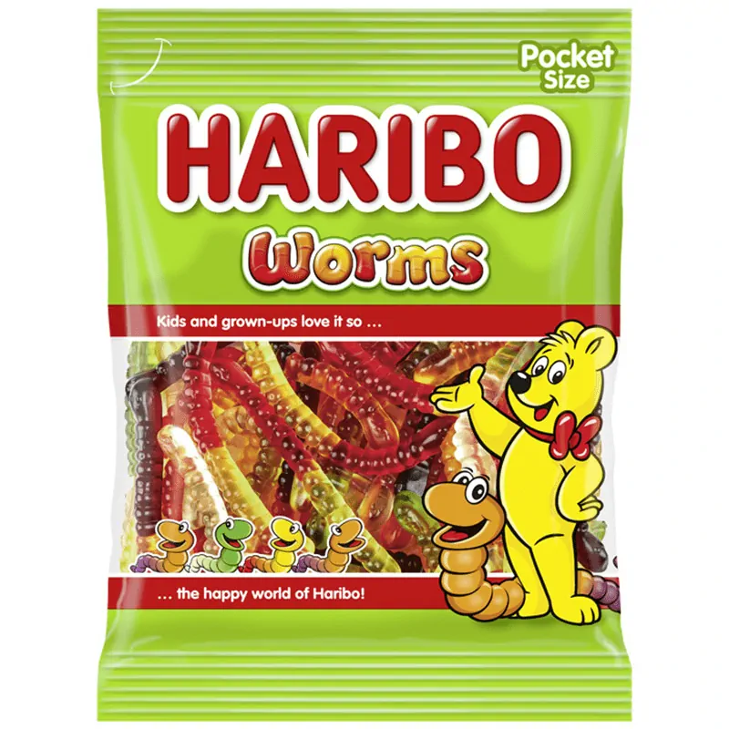 Желирани Бонбони Haribo Червеи