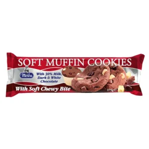 Бисквити Merba Меки с Млечен, Тъмен и Бял Шоколад