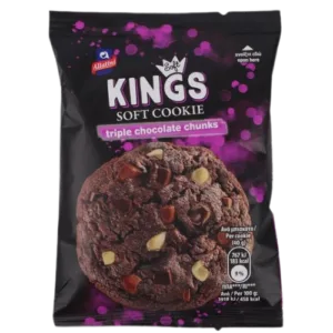 KINGS Soft Cookie Triple Chocolate Chunks 40g